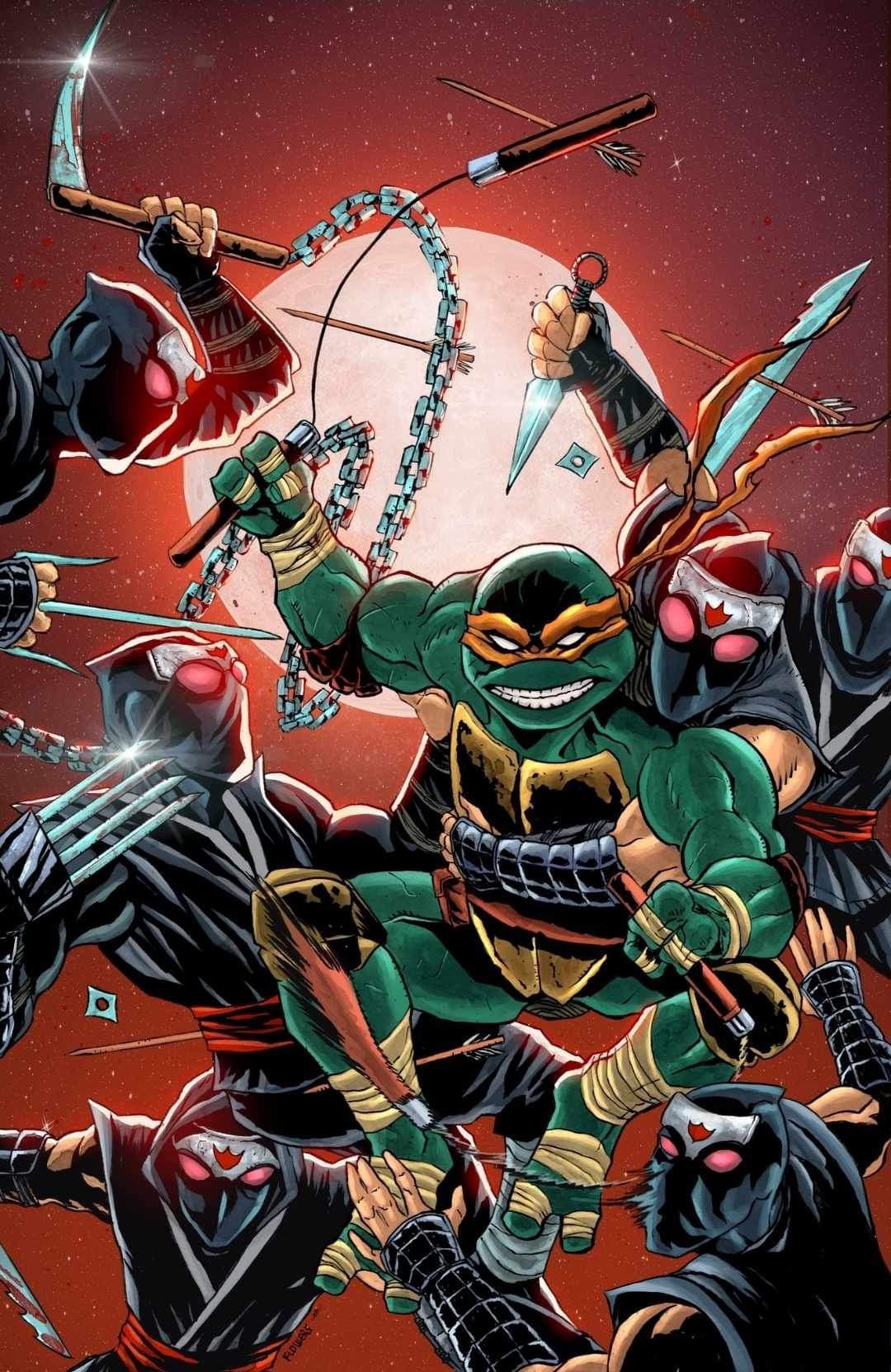 Teenage Mutant Ninja Turtles (2024) 2 Jason Flowers Black Saber Comics Exclusive Ltd 600 - FURYCOMIX