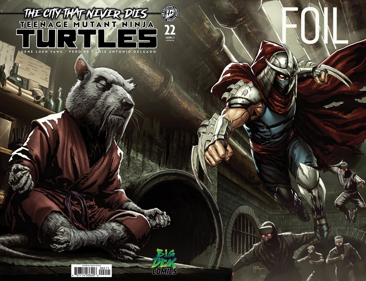 Teenage Mutant Ninja Turtles #22 Splinter vs. Shredder MICO SUAYAN NYCC Big Dex Exclusive Variants LTD 500 - FURYCOMIX