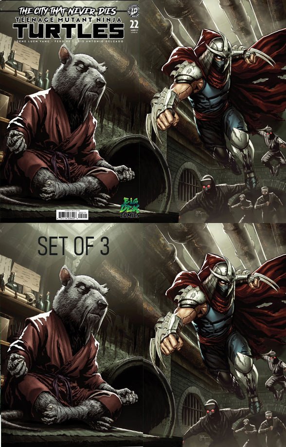 Teenage Mutant Ninja Turtles #22 Splinter vs. Shredder MICO SUAYAN NYCC Big Dex Exclusive Variants LTD 500 - FURYCOMIX
