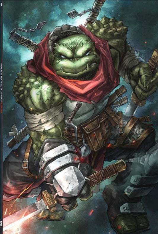 Teenage Mutant Ninja Turtles: The Last Ronin II - Re - Evolution 2 BY ALAN QUAH ltd 500 Black Saber Comics - FURYCOMIX