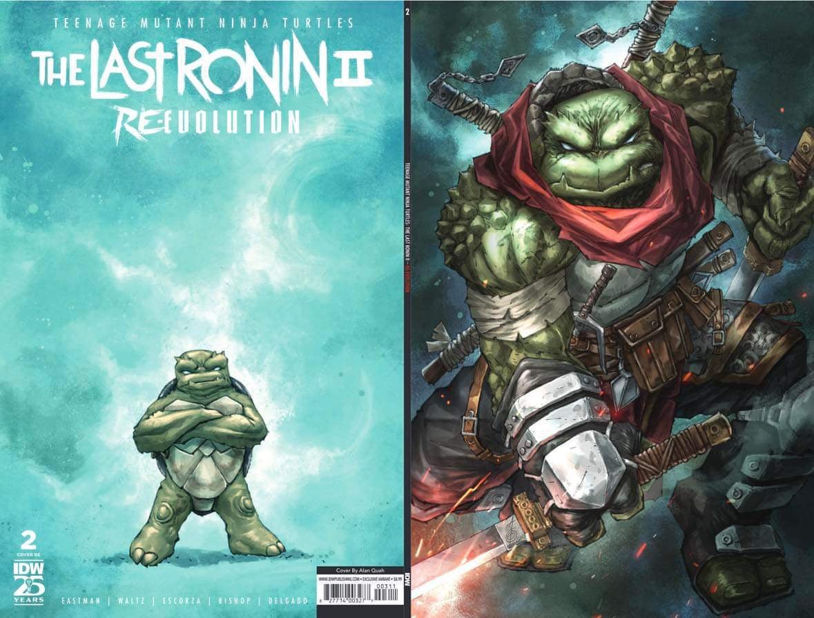 Teenage Mutant Ninja Turtles: The Last Ronin II - Re - Evolution 2 BY ALAN QUAH ltd 500 Black Saber Comics - FURYCOMIX