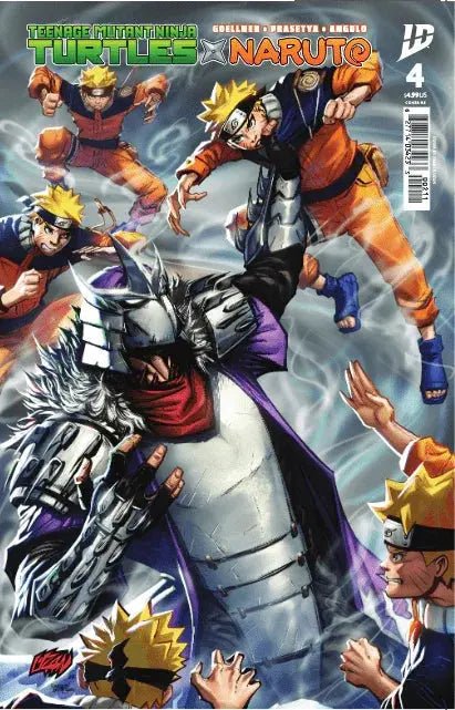Teenage Mutant Ninja Turtles x Naruto 4 - East Coast Comics Franck Uzan Variant - FURYCOMIX