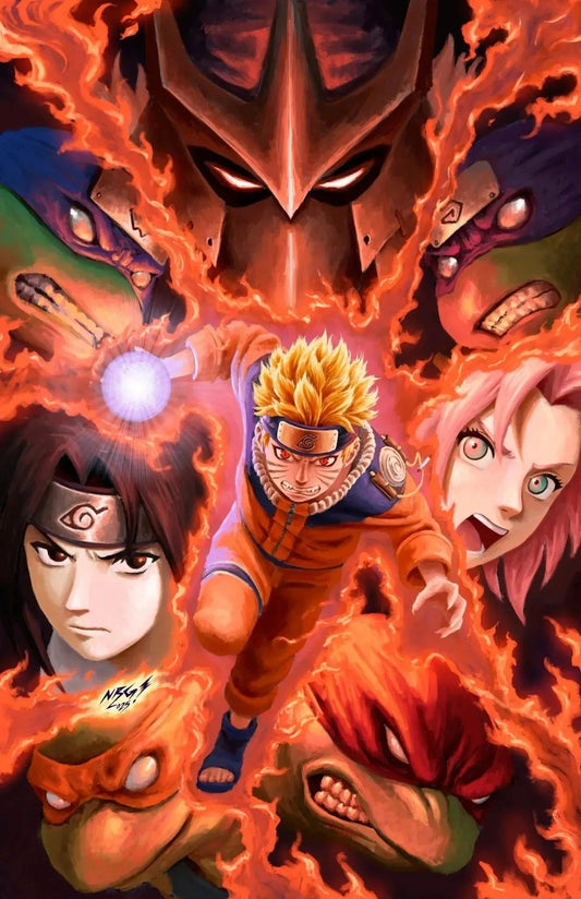 Teenage Mutant Ninja Turtles x Naruto 4 - ECC NRG Variant - FURYCOMIX