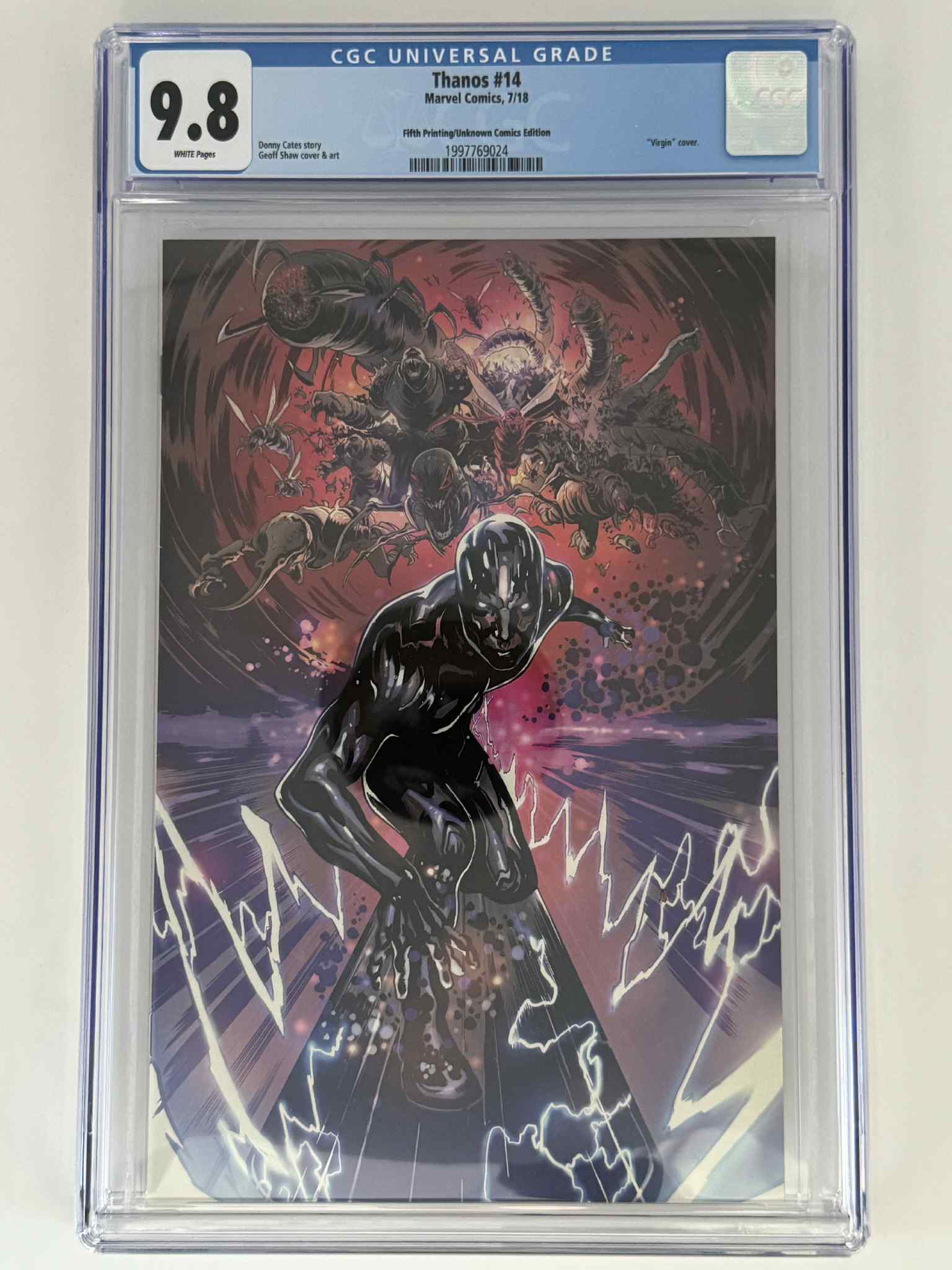 Thanos 15 CGC 9.8 Blue Label Geoff Shaw Exclusive Virgin Var - FURYCOMIX