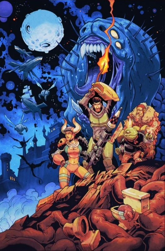 The Moon Is Following Us 1 Exclusive - Star Wars: A New Hope Homage by Ryan Browne - FURYCOMIX