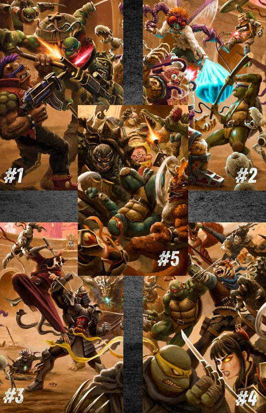 TMNT: Battle Nexus 1 - 5 Virgin - ECC NRG Exclusive (2/18/26) - FURYCOMIX