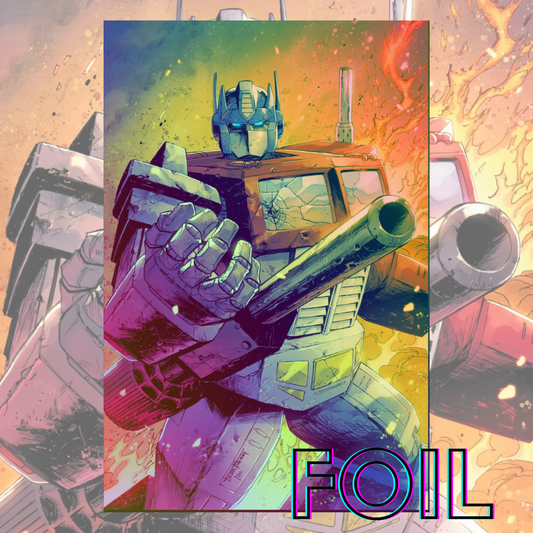 Transformers 15 Tyler Kirkham VIRGIN FOIL Variant - FURYCOMIX