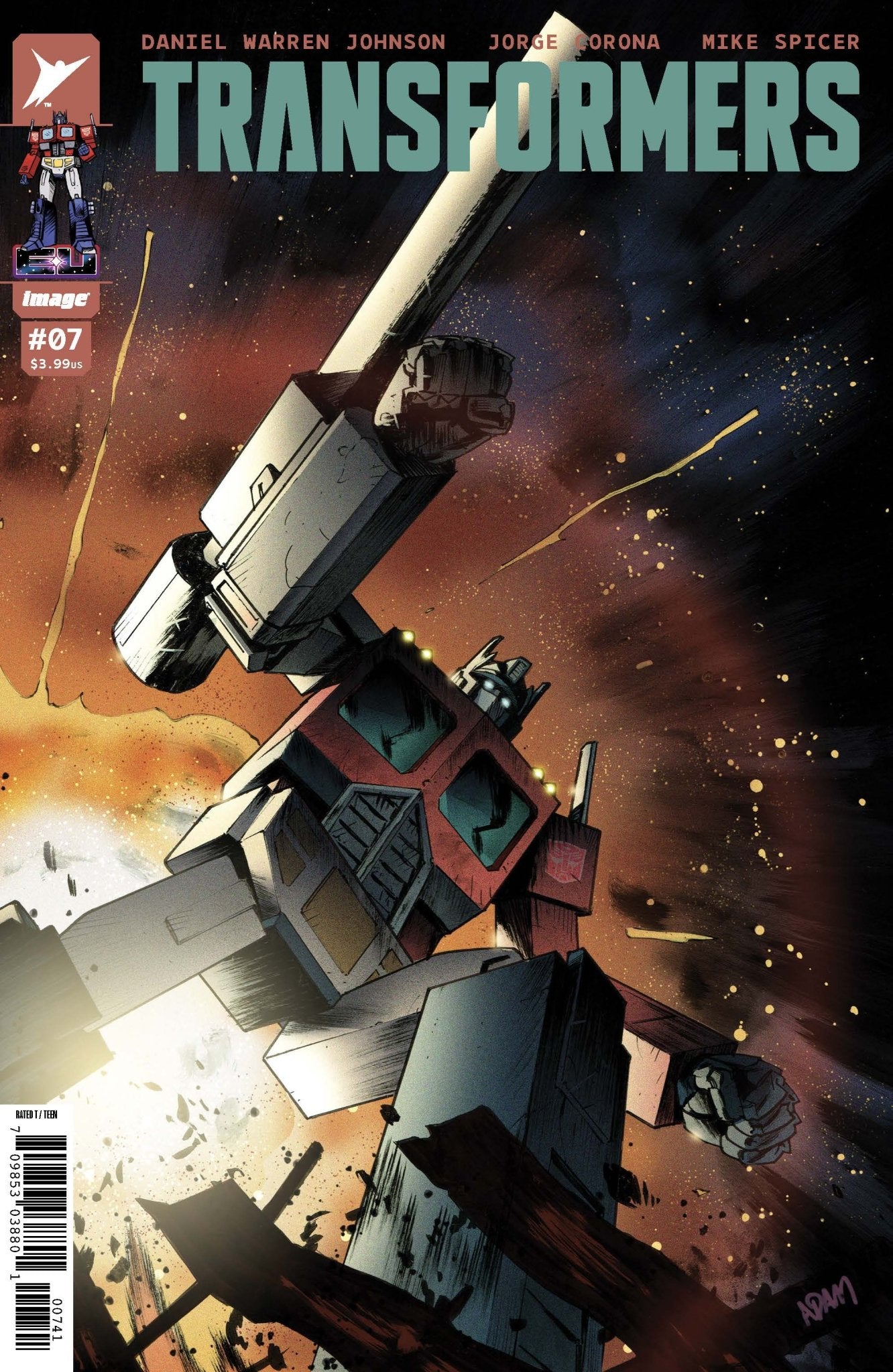 Transformers 7 - Black Saber Comics Exclusive by Adam Gorham ltd to 400 - FURYCOMIX