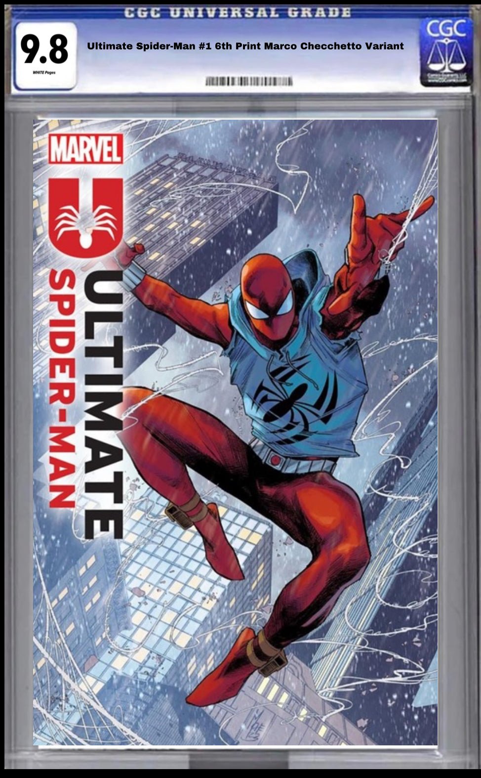 Ultimate Spider-Man #1 6th Print Marco Checchetto Variant CGC 9.8 ...