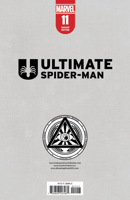 ULTIMATE SPIDER - MAN 11 UNKNOWN COMICS KAARE ANDREWS EXCLUSIVE VIRGIN VAR (11/20/2024) - FURYCOMIX
