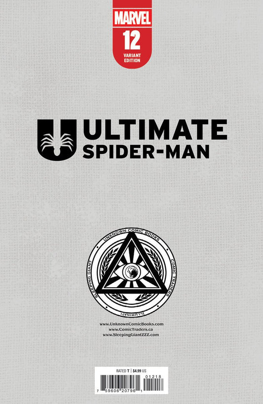 Ultimate Spider - Man 12 Unknown Comics Leirix Exclusive Var (12/18/2024) - FURYCOMIX