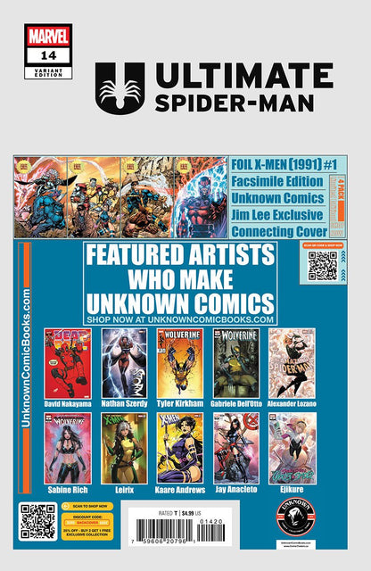 Ultimate Spider - Man 14 Unknown Comic Mirka Andolfo Exclusive Var (02/26/2025) - FURYCOMIX