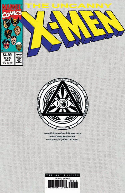 Uncanny X - Men 274 Facsimile Unknown Comics Tyler Kirkham Exclusive Var (09/04/2024) - FURYCOMIX