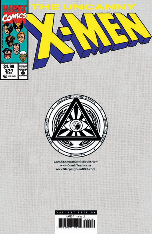 Uncanny X - Men 274 Facsimile Unknown Comics Tyler Kirkham Exclusive Var (09/04/2024) - FURYCOMIX