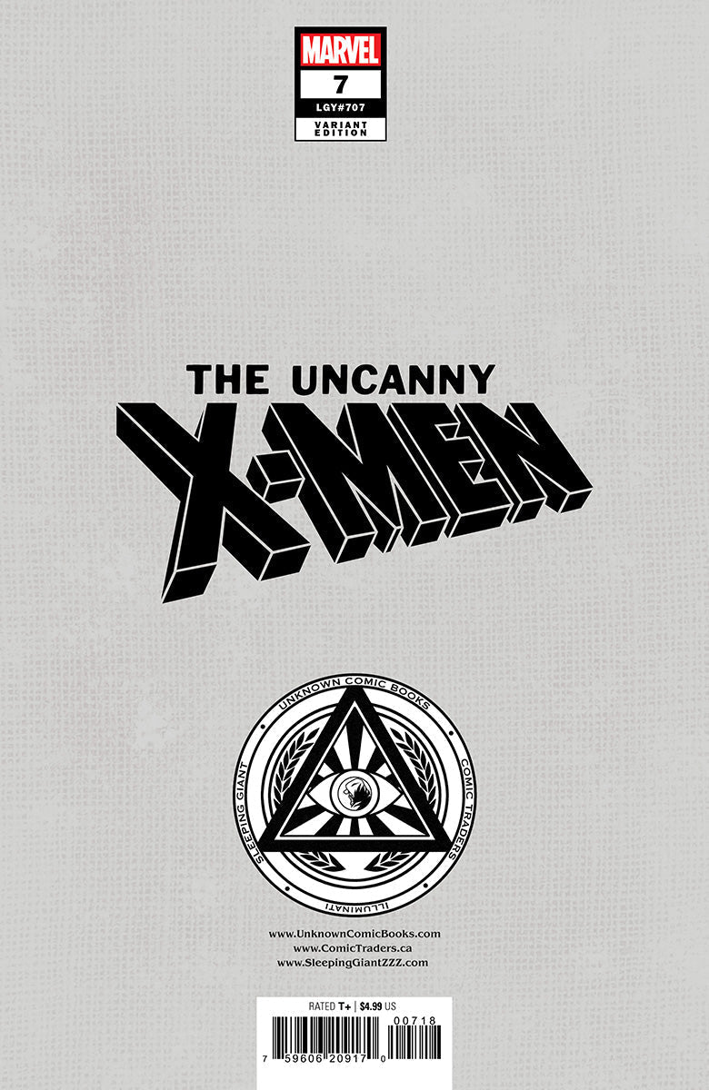 Uncanny X - Men 7 Unknown Comics David Nakayama Exclusive Var (12/11/2024) - FURYCOMIX