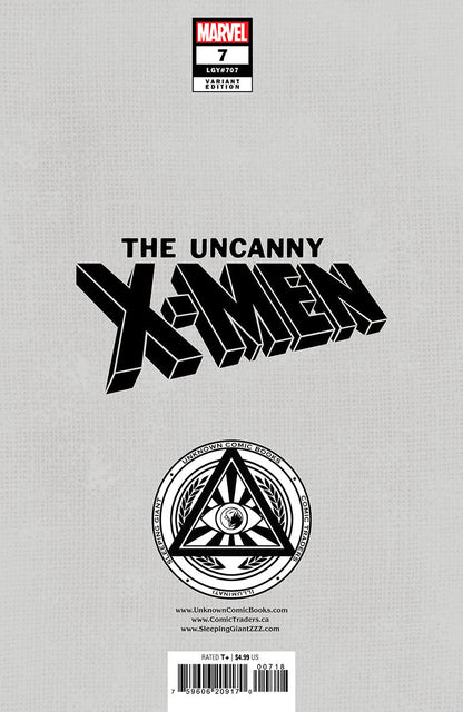 Uncanny X - Men 7 Unknown Comics David Nakayama Exclusive Var (12/11/2024) - FURYCOMIX