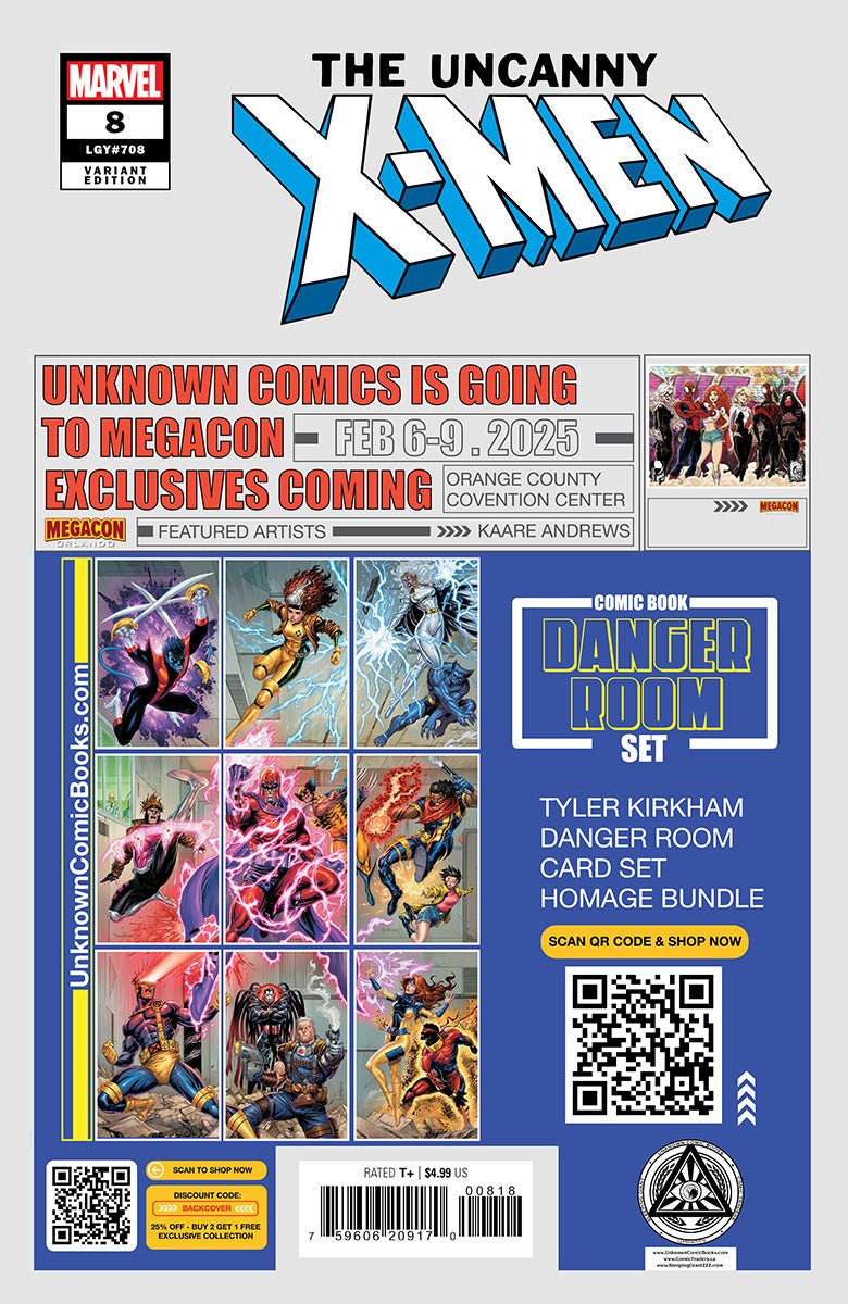 Uncanny X - Men 8 Unknown Comics Leirix Exclusive Virgin Var (01/08/2025) - FURYCOMIX