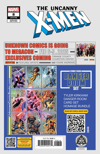 Uncanny X - Men 8 Unknown Comics Leirix Exclusive Virgin Var (01/08/2025) - FURYCOMIX
