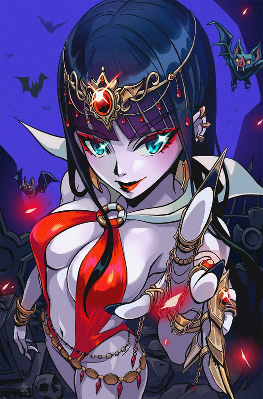 Vampirella #10 ANACATHIE Exclusive Purple Virgin Variant - FURYCOMIX