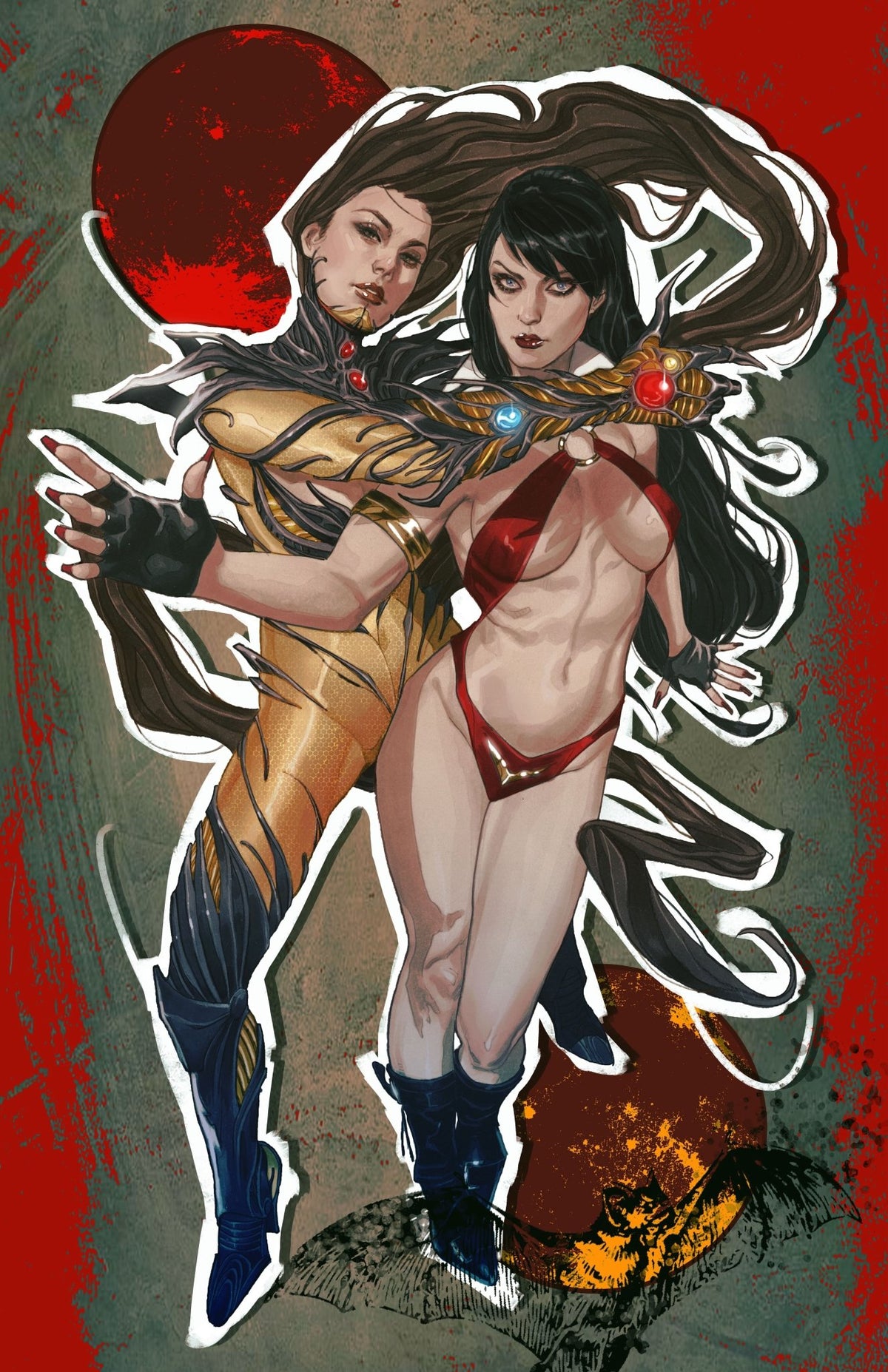 VAMPIRELLA x WITCHBLADE # 1 NYCC SWAY EXCLUSIVE - FURYCOMIX