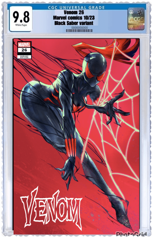 VENOM 26 BY Ivan Tao BLACK SABER COMICS EXCLUSIVE - FURYCOMIX