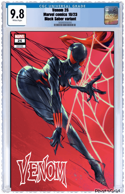 VENOM 26 BY Ivan Tao BLACK SABER COMICS EXCLUSIVE - FURYCOMIX