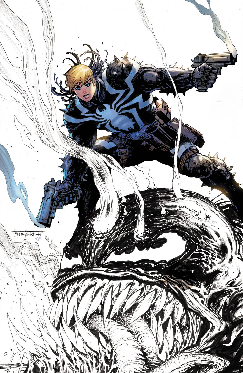 Venom 29 Unknown Comics Tyler Kirkham Exclusive Secret Color Splash Virgin Var - FURYCOMIX