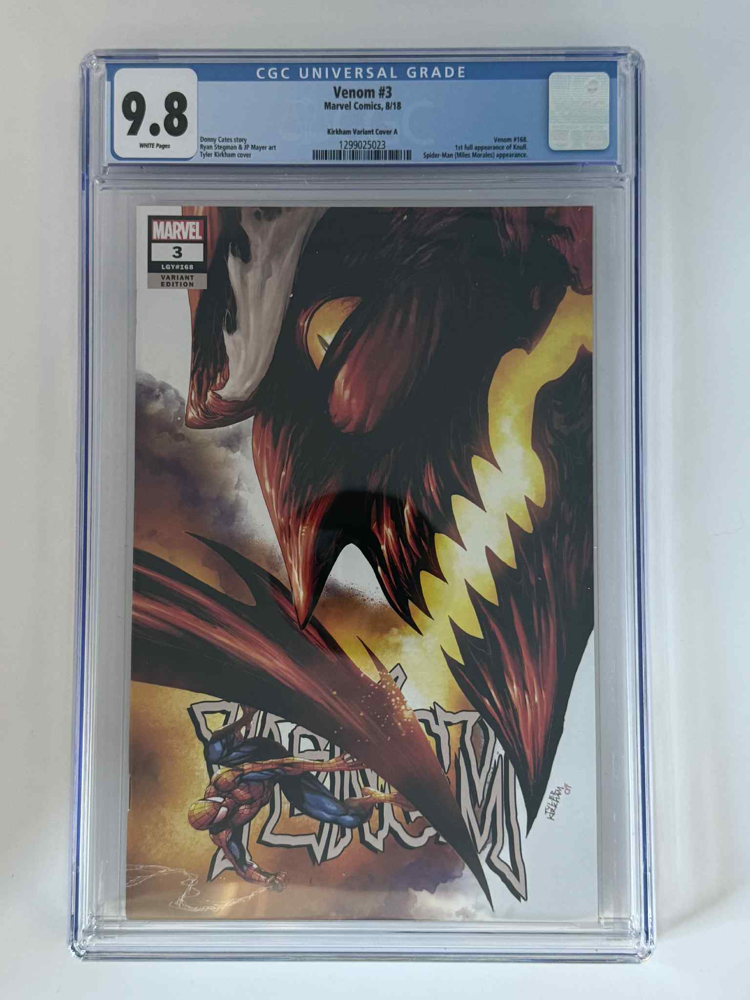 Venom 3 CGC 9.8 Blue Label Exclusive Var - FURYCOMIX
