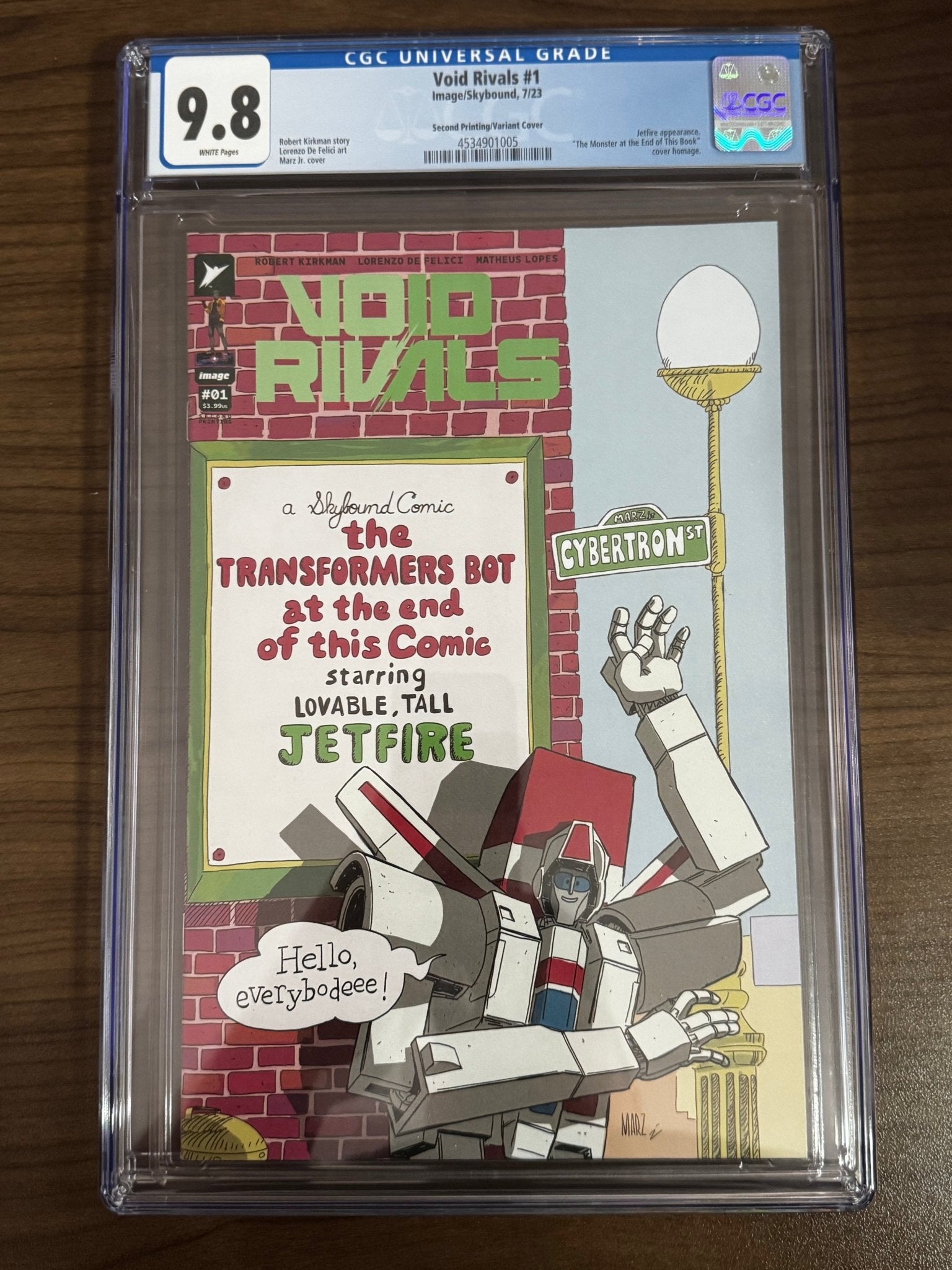VOID RIVALS 1 2ND PTG MARZ JR. CGC 9.8 BLUE LABEL [IN STOCK] - FURYCOMIX