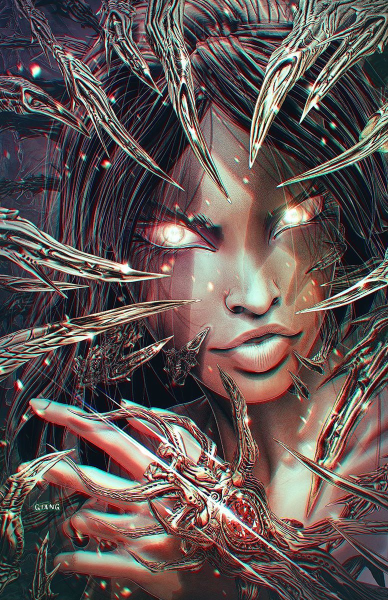 WITCHBLADE 1 Black Saber Exclusive - John Giang Virgin Cover - FURYCOMIX