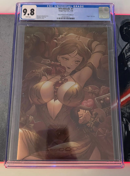 WITCHBLADE 7 RACHTA LIN FOIL VIRGIN/ JAMS FORTRESS EXCLUSIVE CGC 9.8 - FURYCOMIX