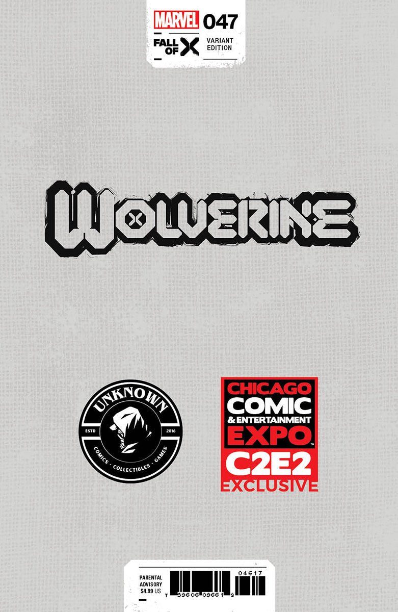 Wolverine 47 Unknown Comics Mico Suayan Exclusive Virgin C2E2 Var (04/10/2024) - FURYCOMIX