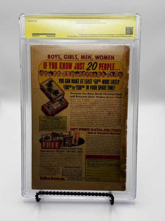 X - Men 1 CBCS 1.5 Yellow Label Signed by Stan Lee Verified Signature 1963 [IN STOCK] - FURYCOMIX