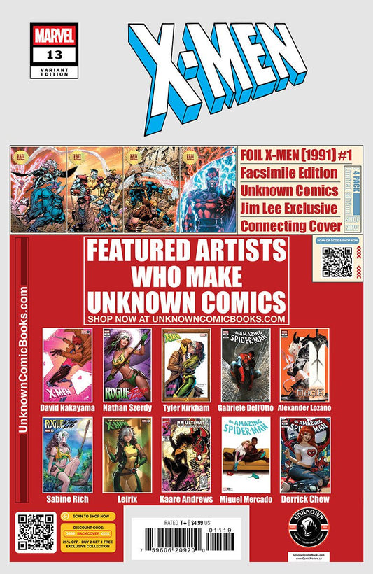 X - Men 13 Unknown Comic Miguel Mercado Exclusive Var (03/12/2025) - FURYCOMIX