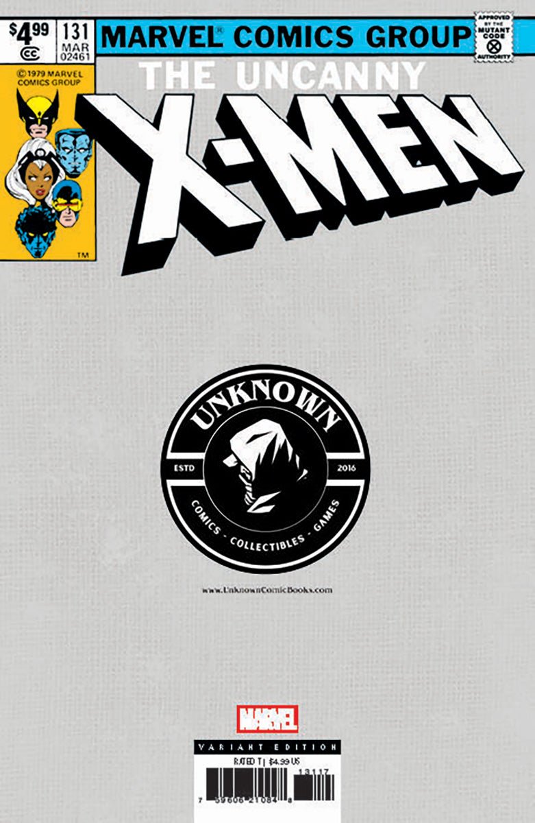 X - Men 131 Facsimile Unknown Comics Dan Panosian Exclusive Virgin Var (01/29/2025) - FURYCOMIX