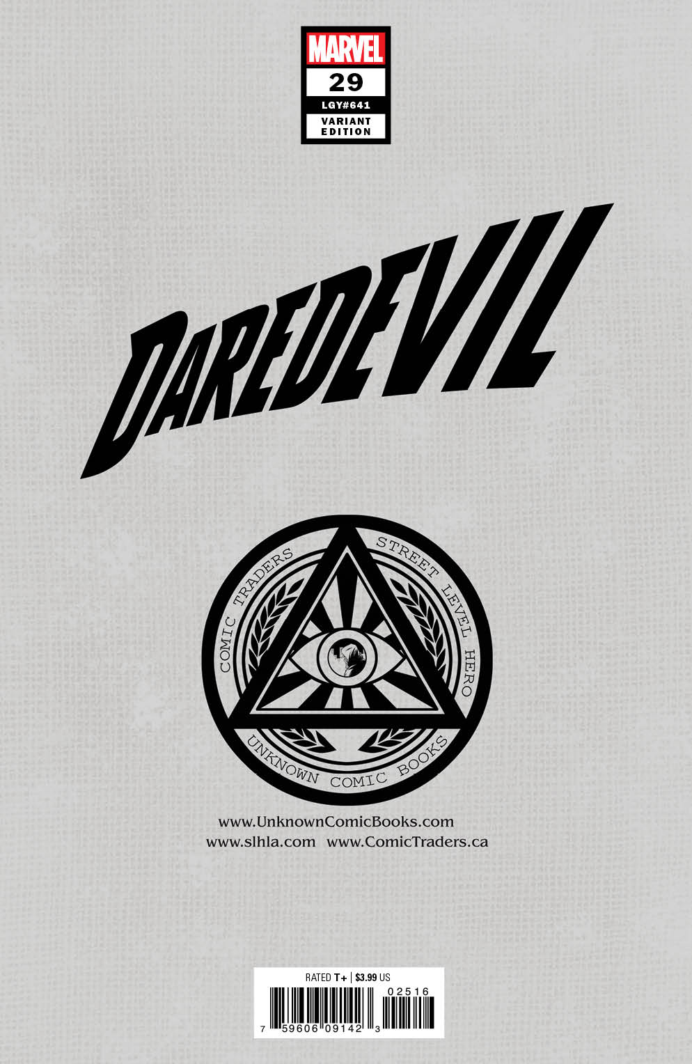 DAREDEVIL #29 UNKNOWN COMICS DAVID NAKAYAMA EXCLUSIVE VIRGIN COLOR BLEED VAR (04/14/2021) - FURYCOMIX