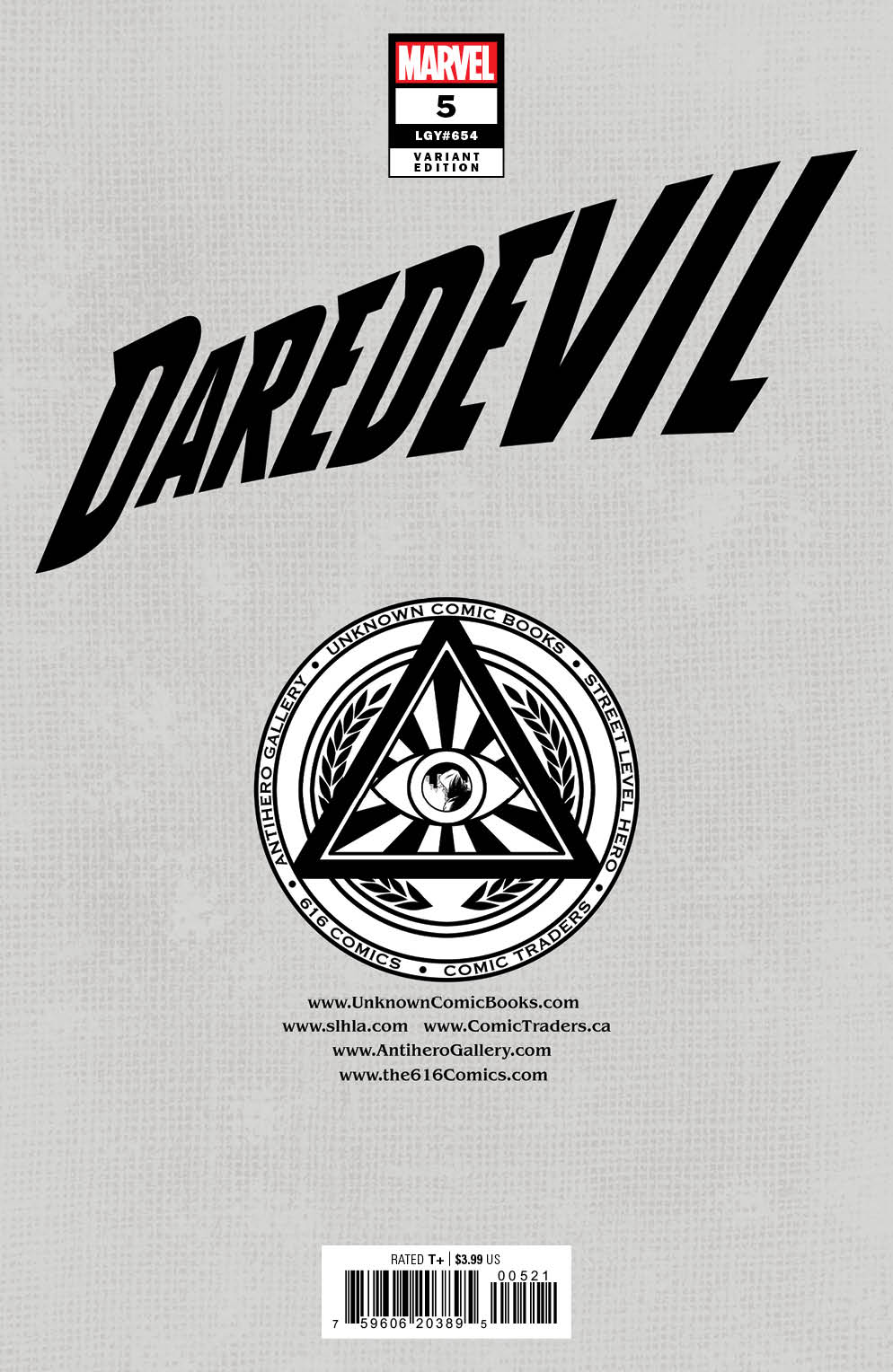 DAREDEVIL #5 UNKNOWN COMICS KAEL NGU EXCLUSIVE VAR (11/09/2022) (11/23/2022) - FURYCOMIX