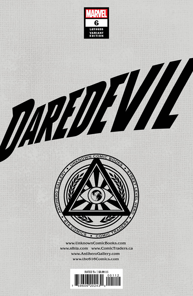 DAREDEVIL #6 UNKNOWN COMICS KAEL NGU EXCLUSIVE VAR (12/07/2022) - FURYCOMIX