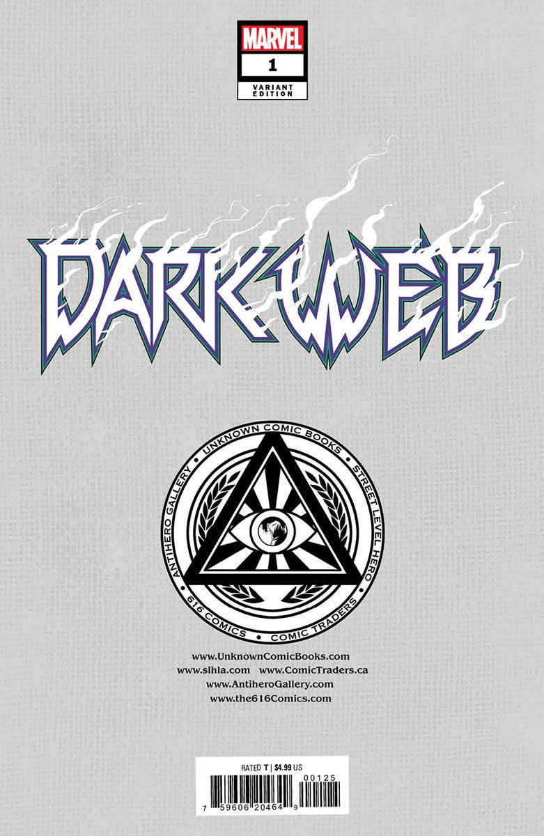 DARK WEB #1 [DWB] UNKNOWN COMICS SKAN EXCLUSIVE VIRGIN VAR (12/07/2022) - FURYCOMIX