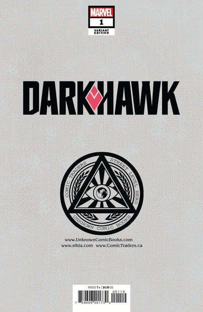 DARKHAWK #1 (OF 5) UNKNOWN COMICS MIGUEL MERCADO EXCLUSIVE VIRGIN VAR (08/25/2021) - FURYCOMIX