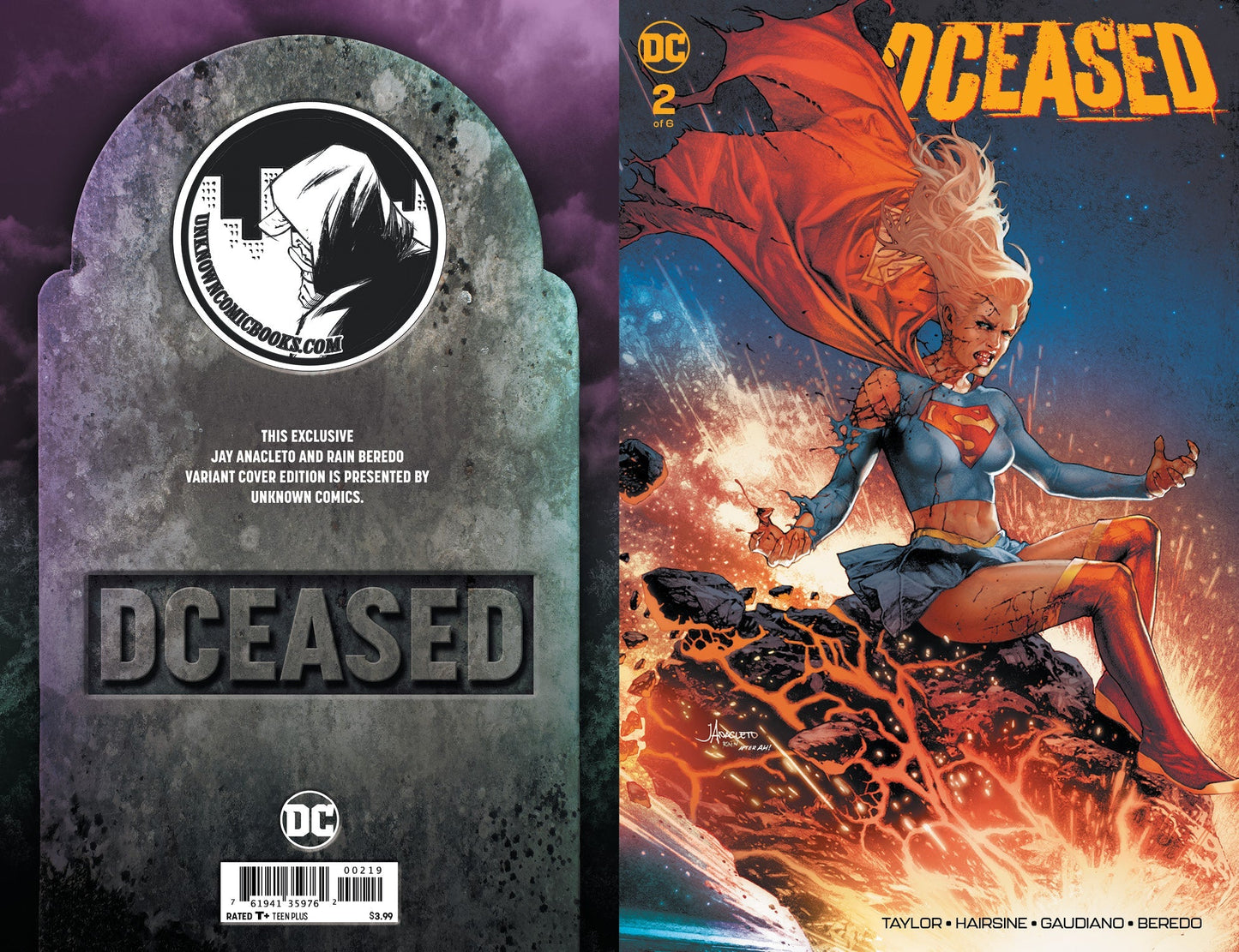DCEASED #2 (OF 6) UNKNOWN COMIC BOOKS ANACLETO EXCLUSIVE (06/05/2019) - FURYCOMIX