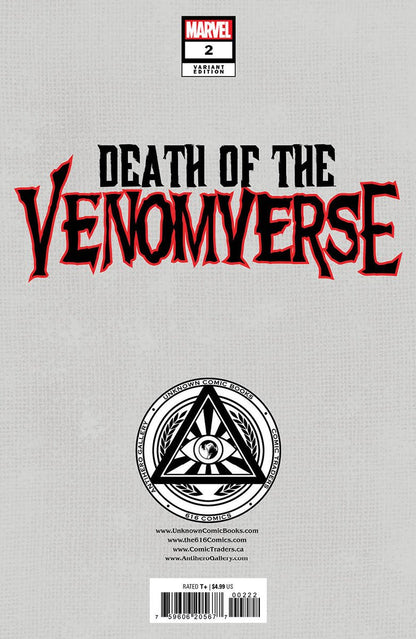 DEATH OF THE VENOMVERSE #2 UNKNOWN COMICS LEIRIX EXCLUSIVE VAR (08/16/2023) - FURYCOMIX