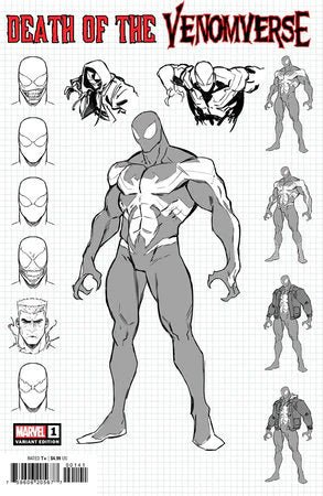 Death Of Venomverse #1 B Iban Coello Design Variant - FURYCOMIX
