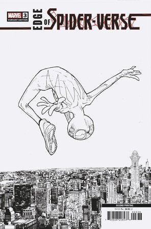Edge Of Spider-Verse #3 (Of 4) 2nd Print B 1:25 Humberto Ramos Sketch Variant - FURYCOMIX