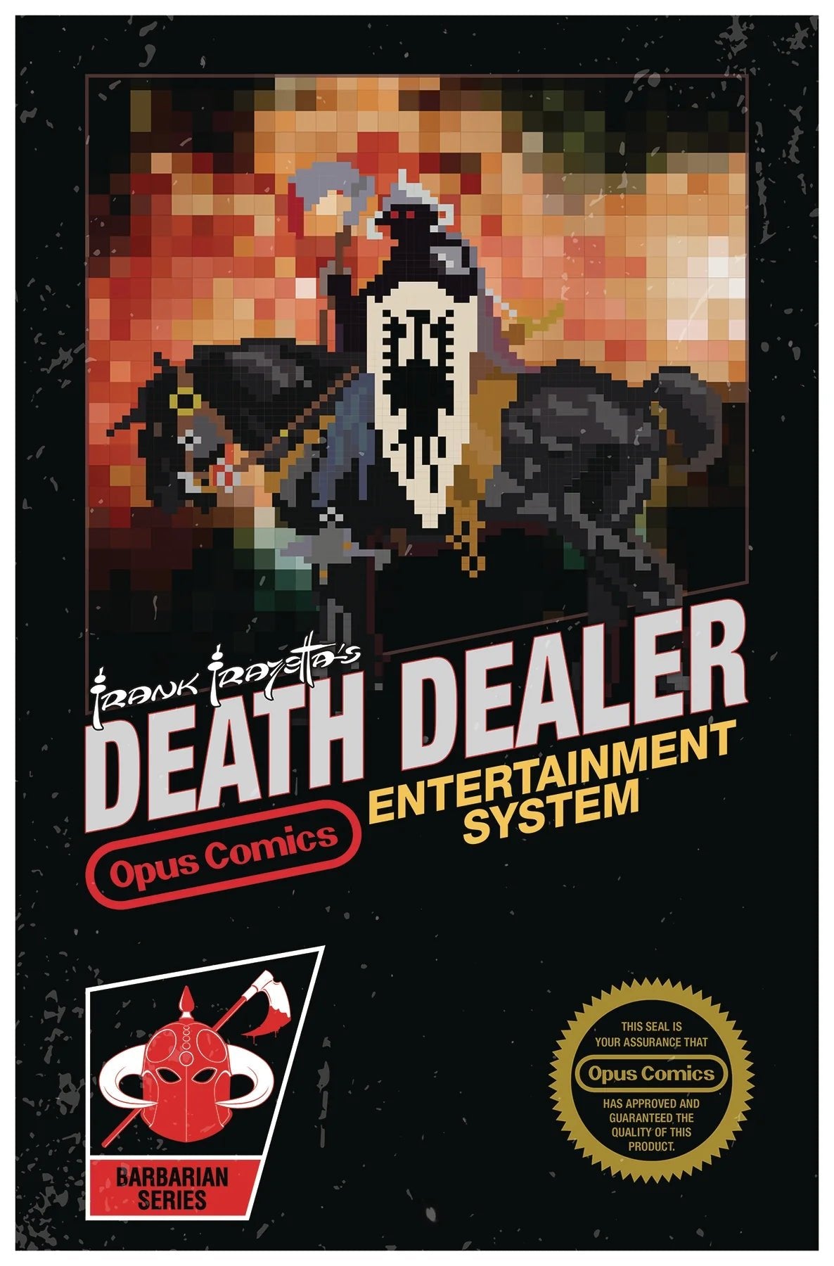 Frank Frazetta Death Dealer #14 C 1:5 Kremenek NES Homage Variant - FURYCOMIX