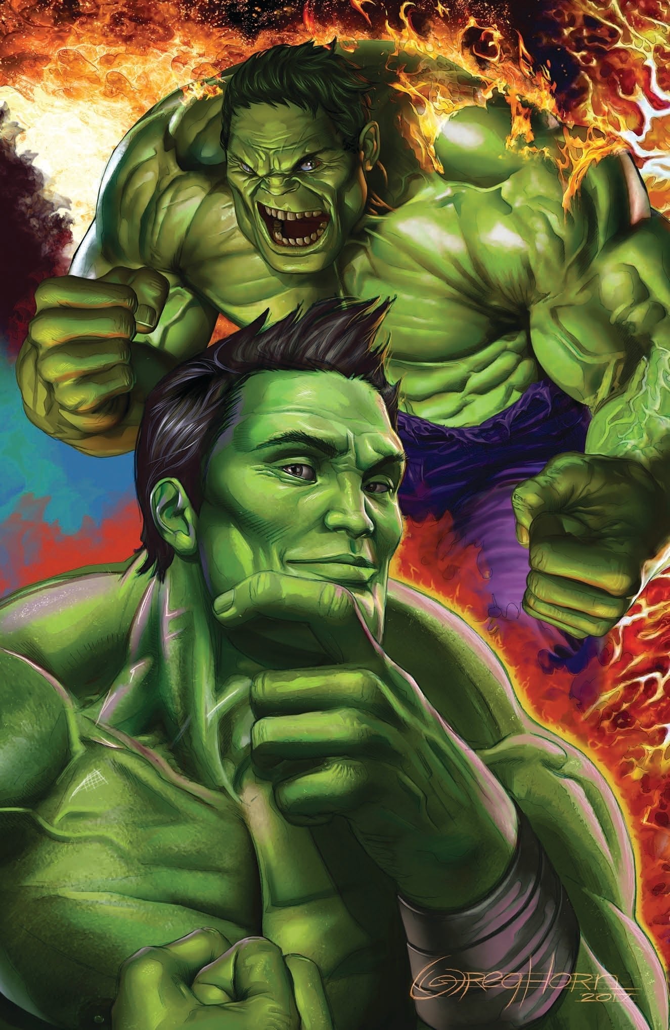 GENERATIONS BANNER HULK & TOTALLY AWESOME HULK #1 CONNECTING UNKNOWN COMIC BOOKS EXCLUSIVE HORN VIRGIN 8/2/2017 - FURYCOMIX