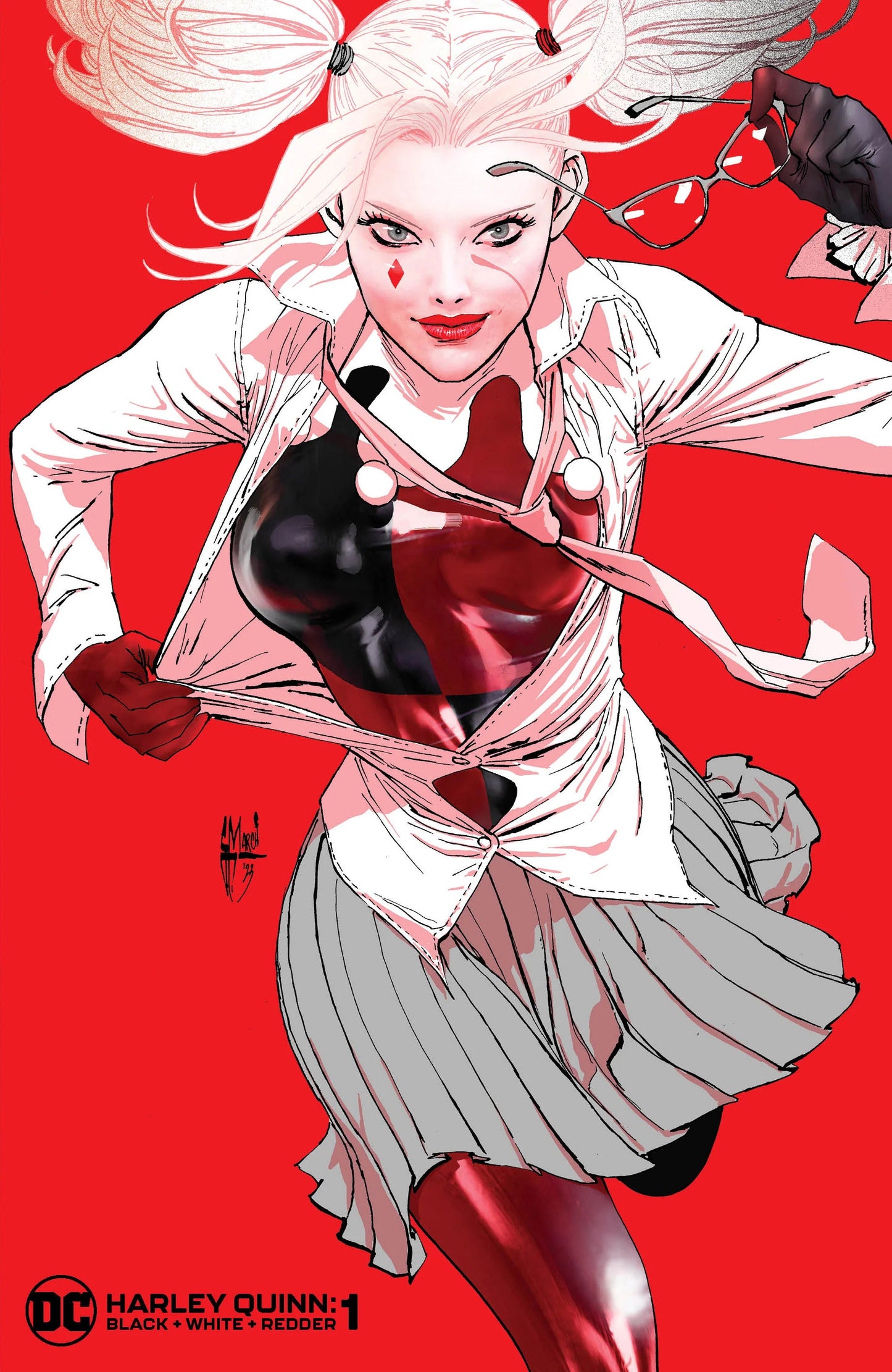 Harley Quinn Black White Redder #1 (Of 6) C Guillem March Variant - FURYCOMIX