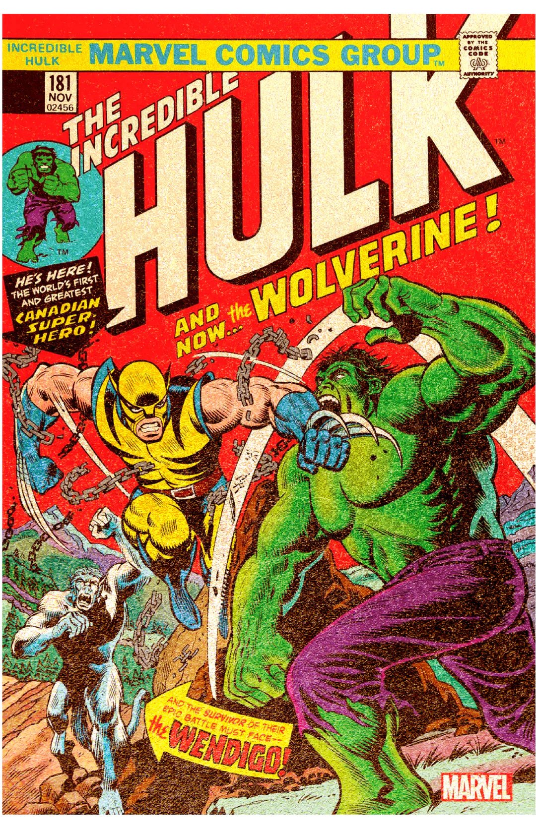 INCREDIBLE HULK #181 FACSIMILE EDITION FOIL VARIANT - FURYCOMIX