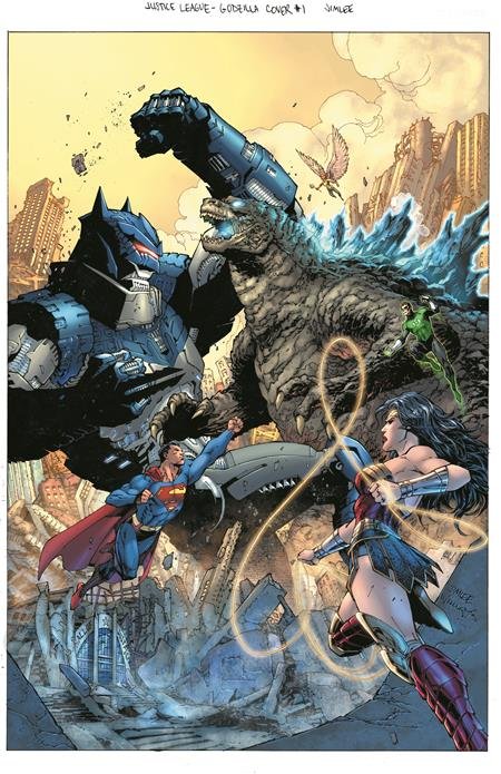 Justice League Vs Godzilla Vs Kong #1 (Of 6) B Jim Lee Card Stock Variant - FURYCOMIX