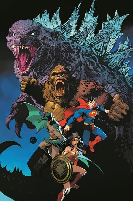 Justice League Vs Godzilla Vs Kong #1 (Of 6) H 1:25 Dan Mora Card Stock Variant - FURYCOMIX